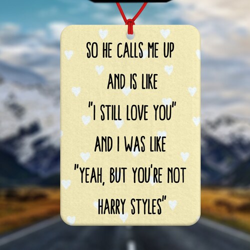 Harry Styles Air Freshener Car Ballerina MULTI PACK Etsy