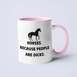 Horse Lover Mug - Gift for Horse Lover - Horse Mug - Gift for Horse Rider - Gift for Her - Gift for Him - Gift for Best Friend - Funny Mug image 1