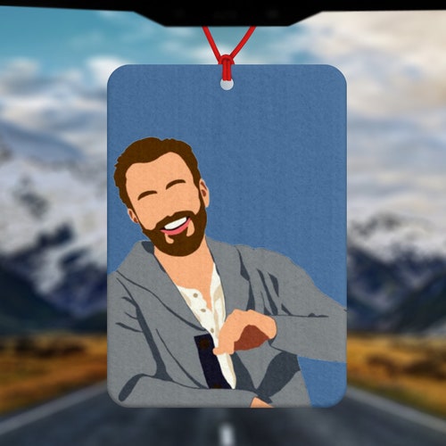 Chris Evans Inspired Air Freshener Car Air Freshener Car Etsy