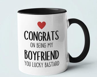 Gefeliciteerd met mijn vriend mok - relatiegeschenken - relatiemok - verjaardagscadeau - valentijnscadeau - mok nieuwigheid - grappige mok