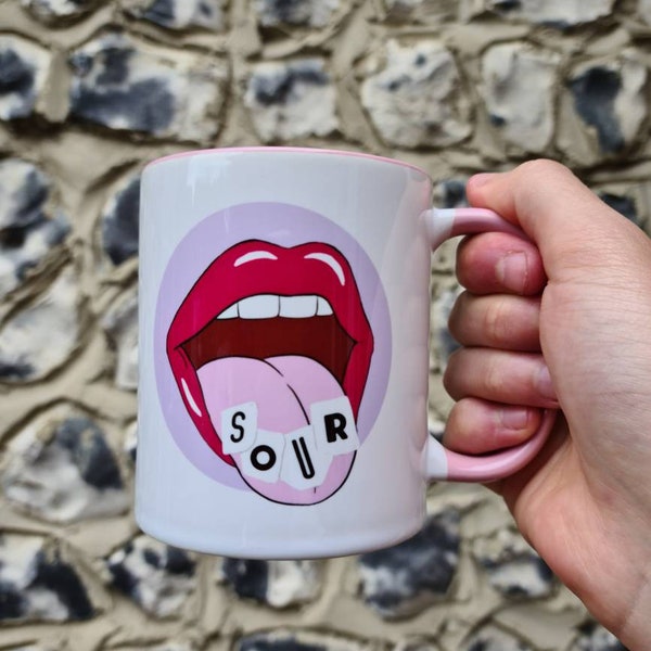 Sour Olivia Rodrigo Mug - Olivia Rodrigo fan - Olivia Rodrigo gift - gift for friend - gift for her - best friend gift