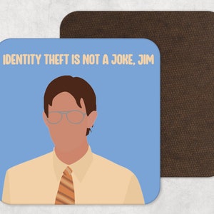 The Office Inspired Coaster - The Office USA - The Office - cadeau voor hem - cadeau voor haar - Dwight Schrute - USA Sitcom