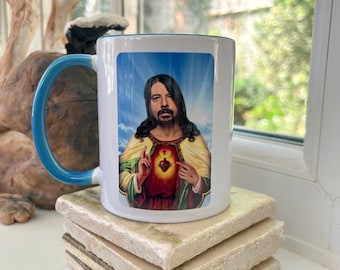 Caneca Dave Grohl (Inspirada) - fã de Dave Grohl - David Grohl - Foo Fighters - fã de Foo Fighters - presente para ele - caneca David Grohl