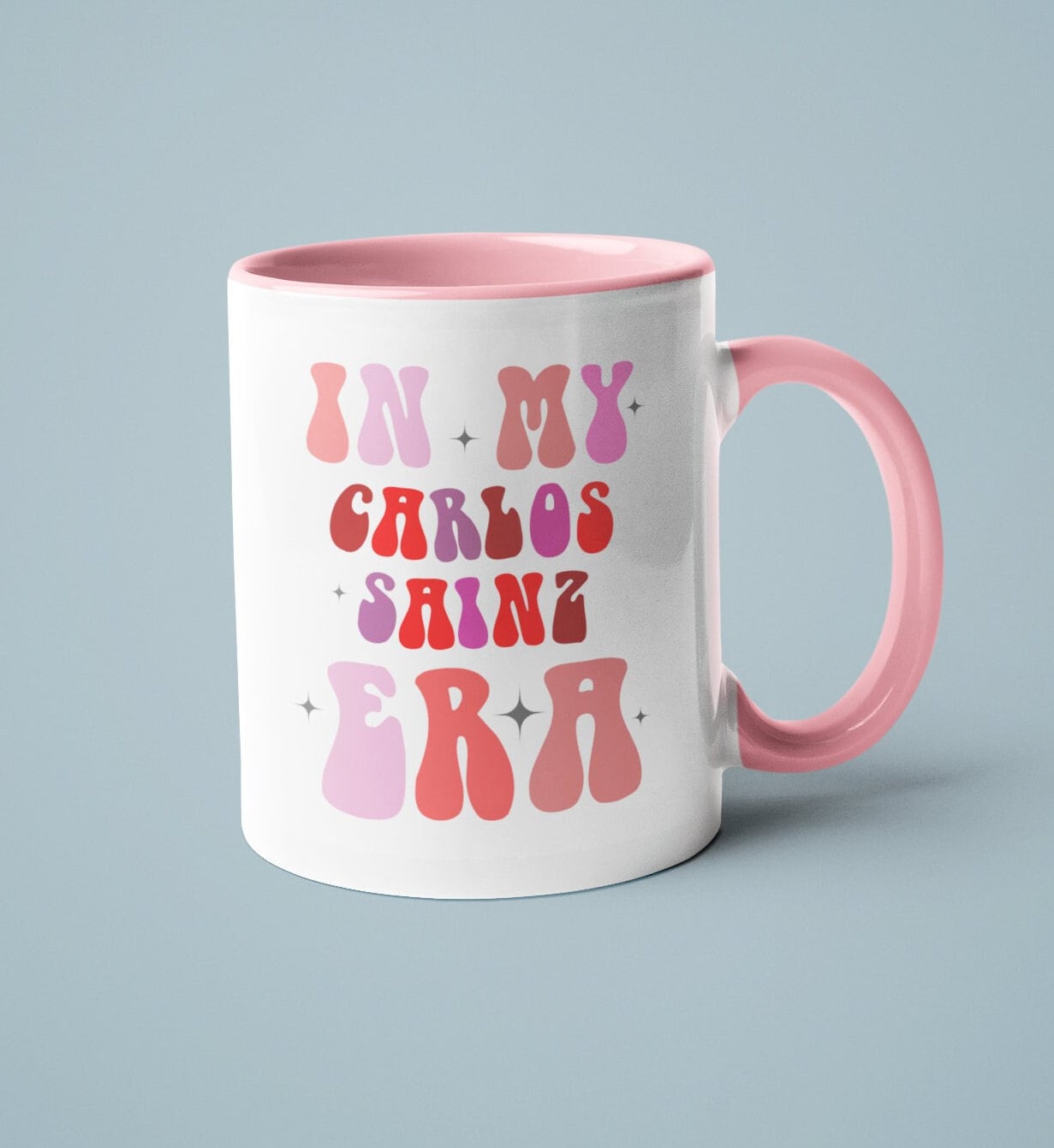 In my Carlos Sainz era mug - Formula 1 Inspired Mug - in my F1 era - Formula 1 Fan - Gift for Him - Gift for Her - F1 Sainz fan mug