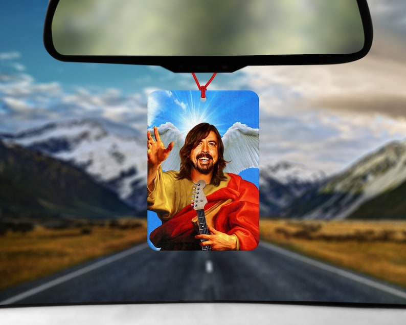 David Grohl Inspired Air Freshener Car Air Freshener Car Accessories Foo Fighters Fan Musician Singer image 1