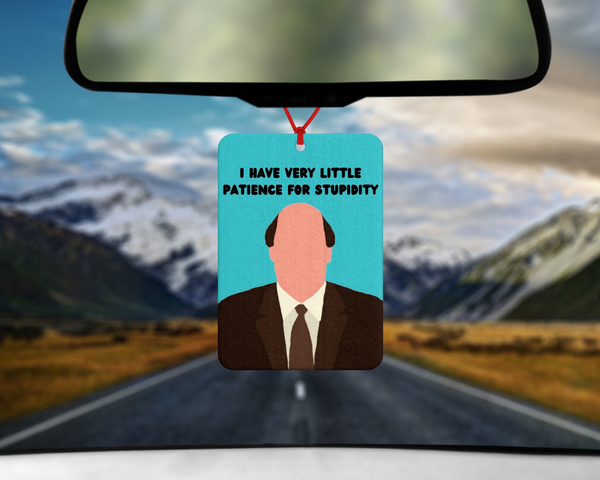 Kevin Malone The Office Inspired  Air Freshener - Car Air Freshener - Car Accessories - The Office USA