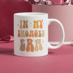 Mug In My Fiançailles - Cadeau de fiançailles - Cadeau pour elle - Mug drôle - Mug fiançailles - Fiançailles heureuses - Cadeau pour fiancé - Saison des mariages