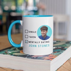Tazza di John Stones per incontri mentali (ispirata) - fan di John Stones - regalo per lei - Incontri mentali - regalo per lui - regalo di calcio