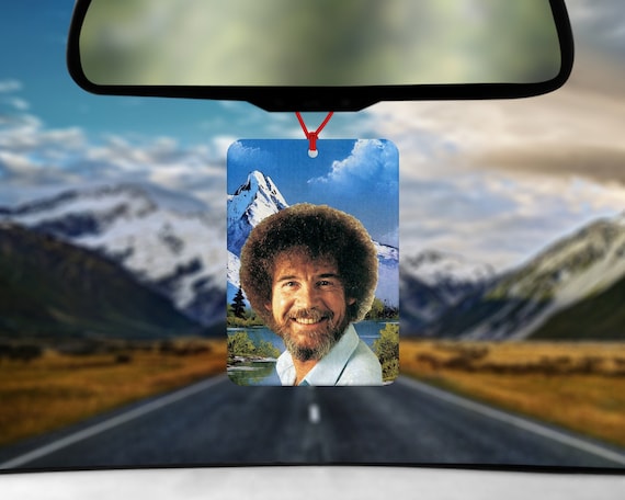 Bob Ross Inspired Air Freshener - Car Air Freshener - Car Accessories -  Funny gift - Gift for him - Gift for her - Gifts under 10