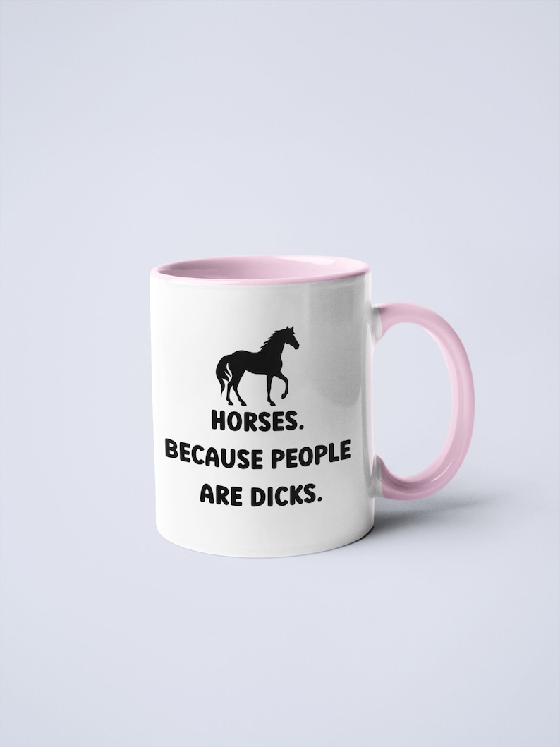 Horse Lover Mug - Gift for Horse Lover - Horse Mug - Gift for Horse Rider - Gift for Her - Gift for Him - Gift for Best Friend - Funny Mug image 1