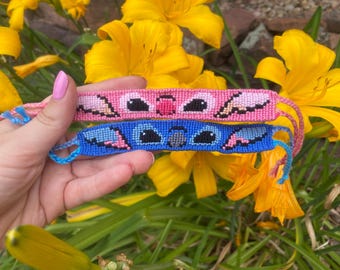 Handmade Woven Stitch & Angel Friendship Bracelet