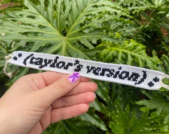 Pulsera de la amistad de Taylor Swift, versión tejida a mano (VSCO)