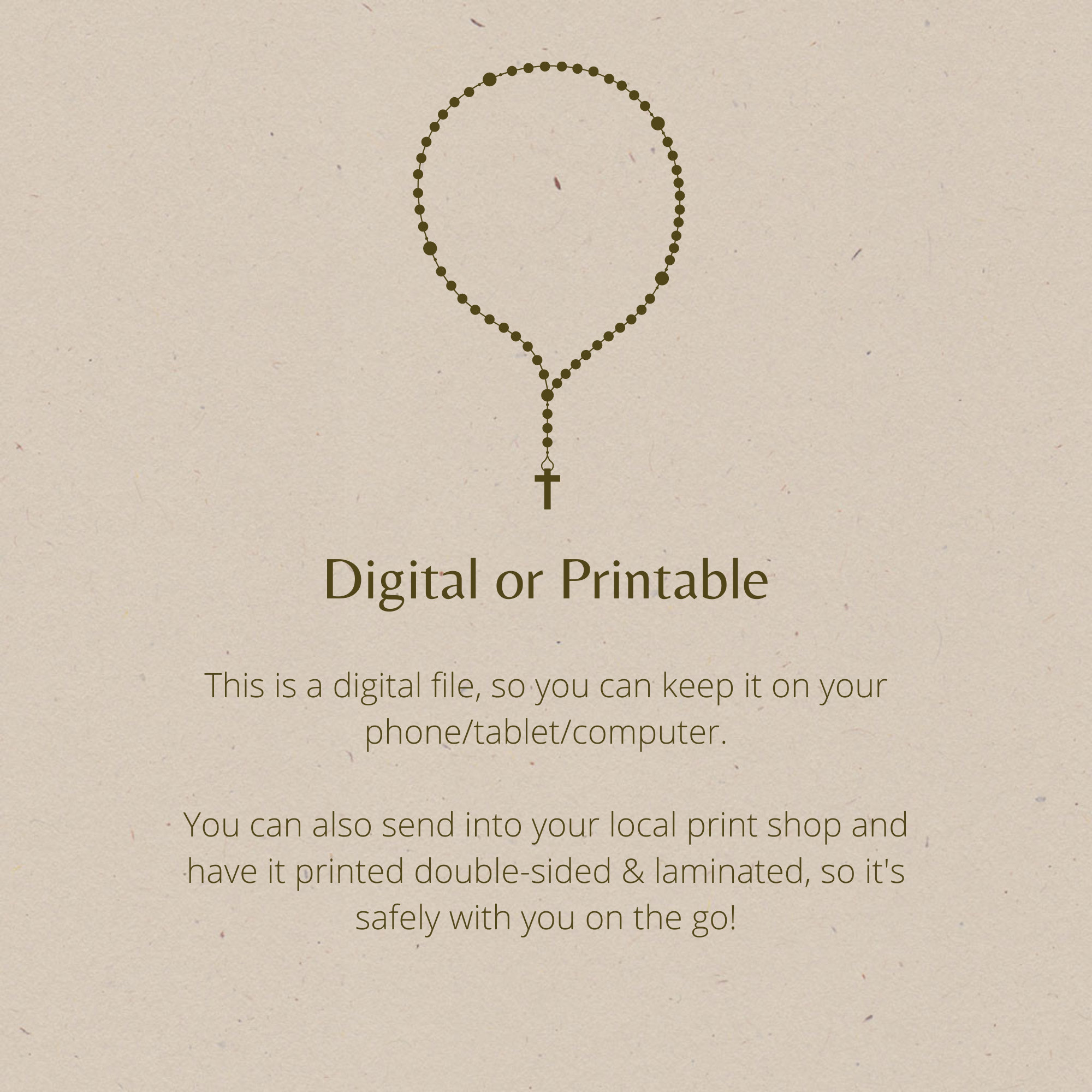 Beginner's Guide to Praying the Rosary - Printable Rosary PDF - Etsy