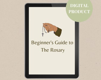 Anleitung für Anfänger zum Beten des Rosenkranzes - Printable Rosenkranz PDF