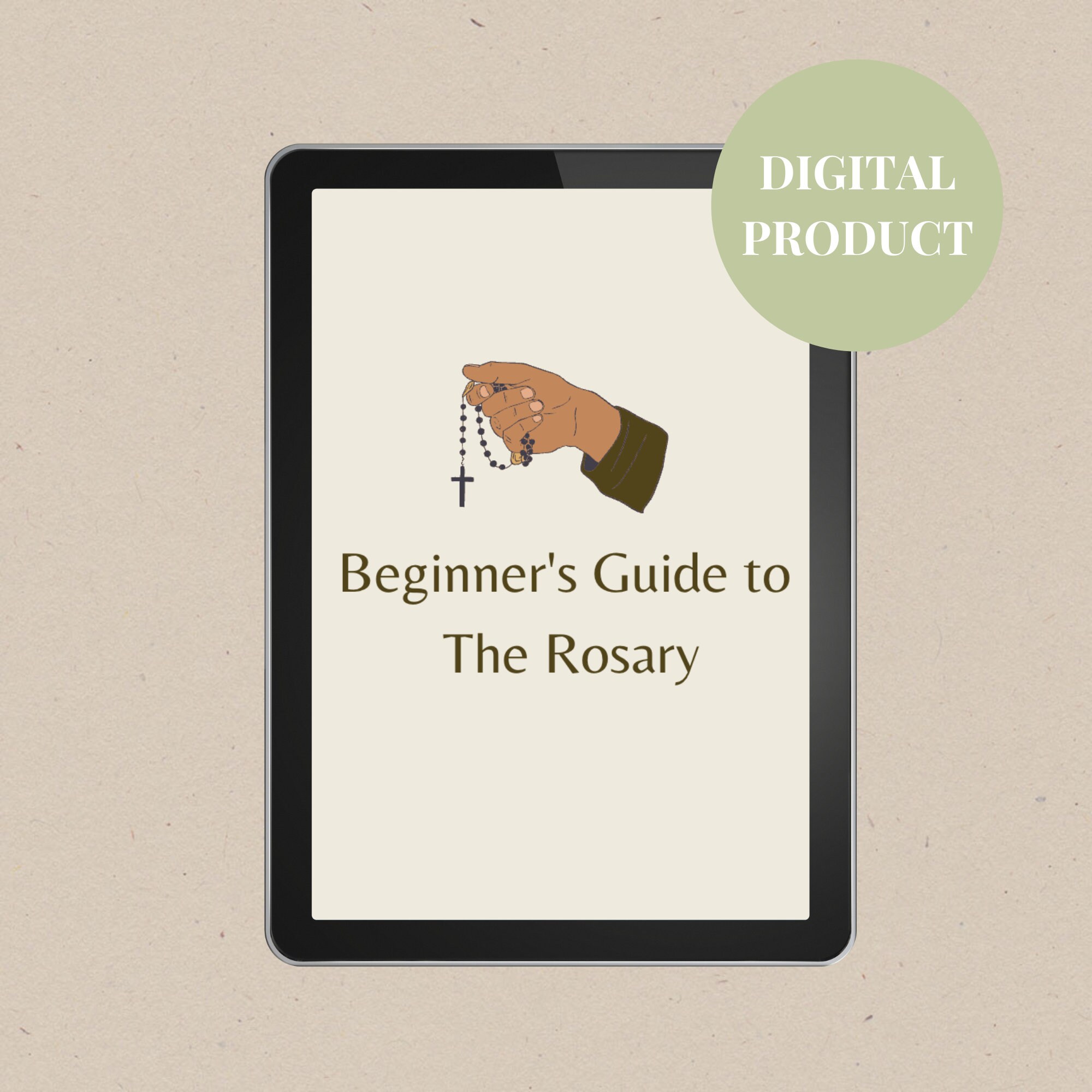 Beginner's Guide to Praying the Rosary - Printable Rosary PDF - Etsy