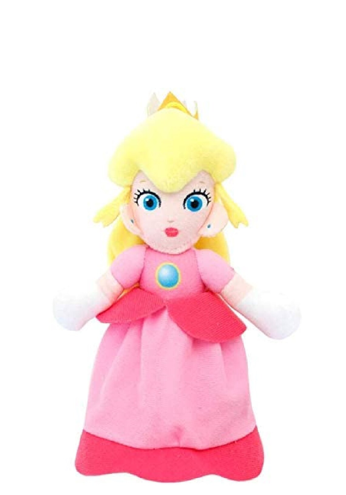 Super Mario 9 Roze Jurk Prinses Peach Pluche Doll Etsy