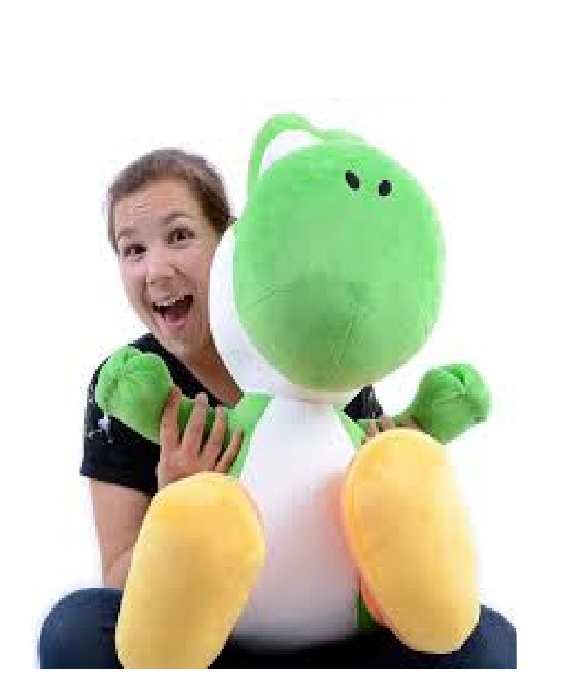 Peluche - Mario - Yoshi Noir 17 cm - Peluche - Achat & prix