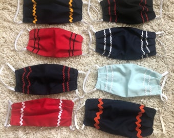 Red White /& Black School Spirit Mask Chain