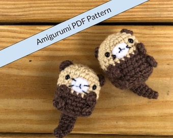 Crochet otter pattern | amigurumi otter pattern for beginners