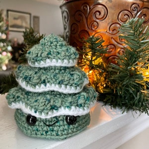 Ozdoba choinkowa wykonana na szydełku Amigurumi