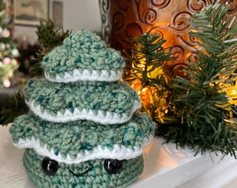 Amigurumi gehaakte kerstboom decoratie