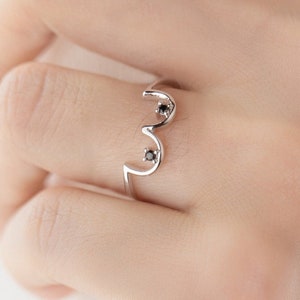 18k Gold Lesbian Pride Ring: Subtle LGBT Jewelry