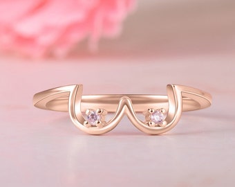 18k Gold Lesbian Pride Ring: LGBT Jewelry Gift