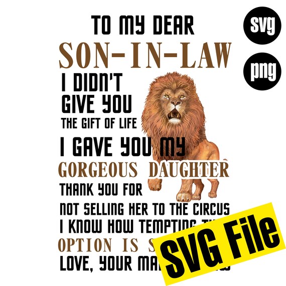 Free Free 56 Son In Law Svg Free SVG PNG EPS DXF File
