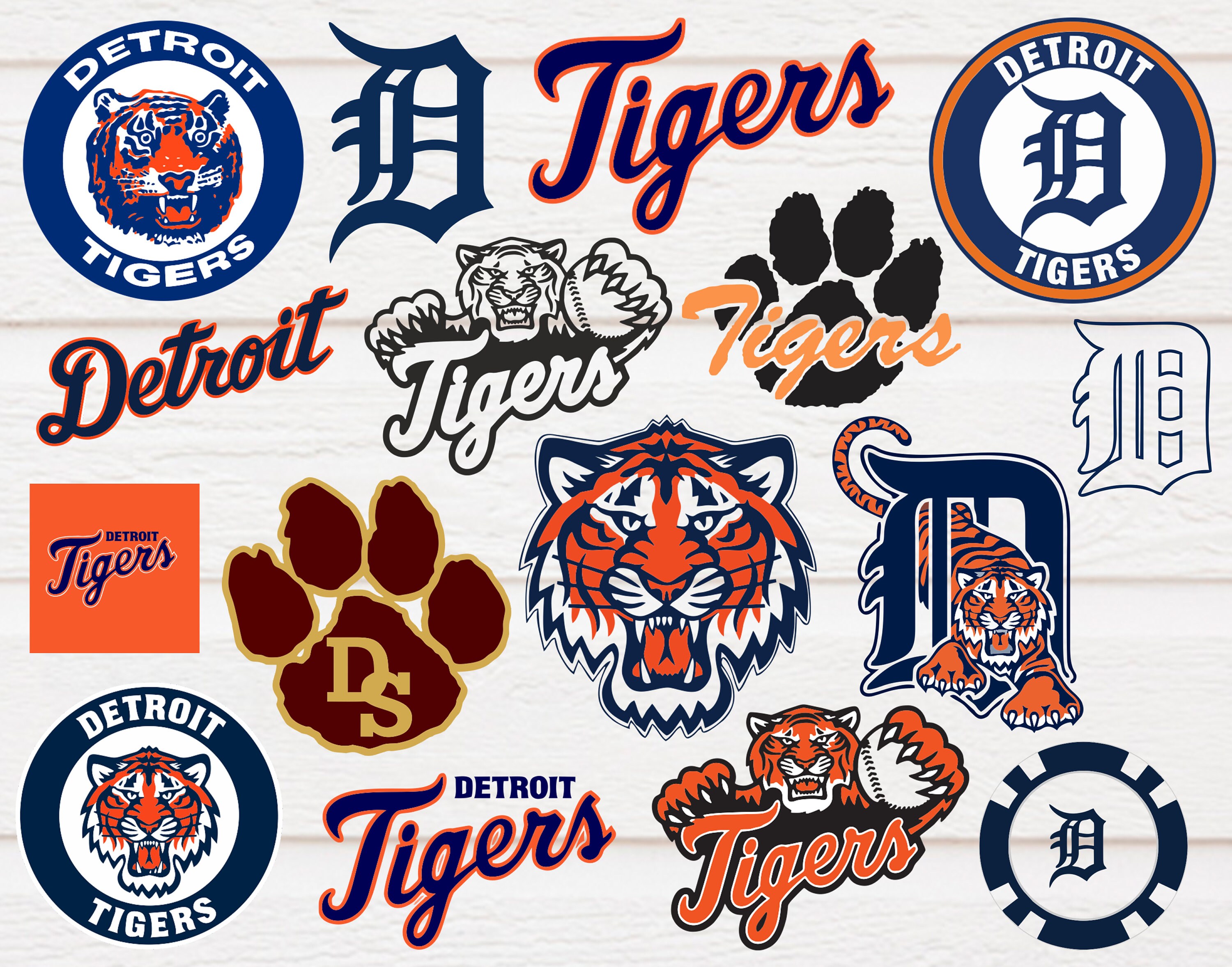 Detroit Tigers svg Detroit Tigers bundle svg Detroit Tigers Etsy