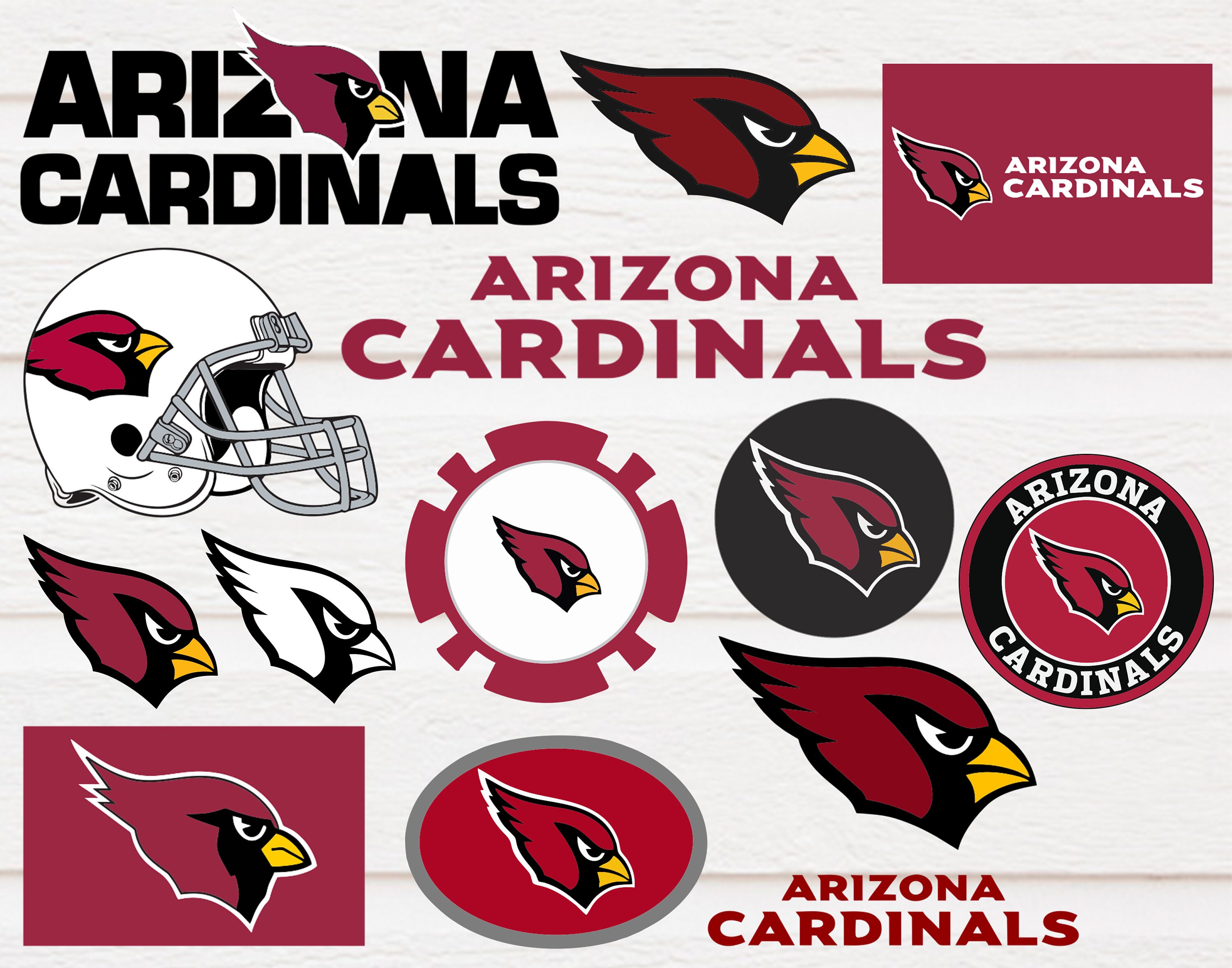 Arizona Cardinals svg Arizona Cardinals bundle svg Arizona Etsy