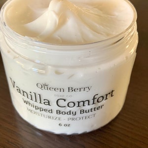 Vanilla Comfort Whipped Body Butter Lotion Hand & Body Lotion Paraben and Cruelty Free Non Greasy Fast Absorbing image 3