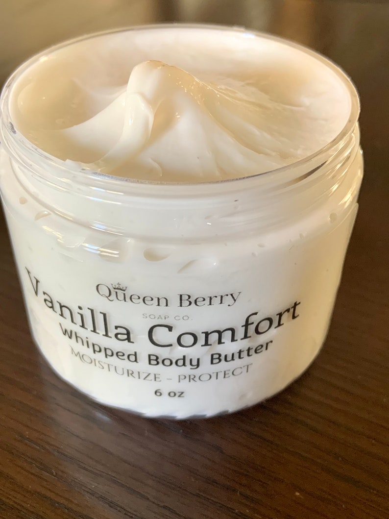 Vanilla Comfort Whipped Body Butter Lotion Hand & Body Lotion Paraben and Cruelty Free Non Greasy Fast Absorbing image 3