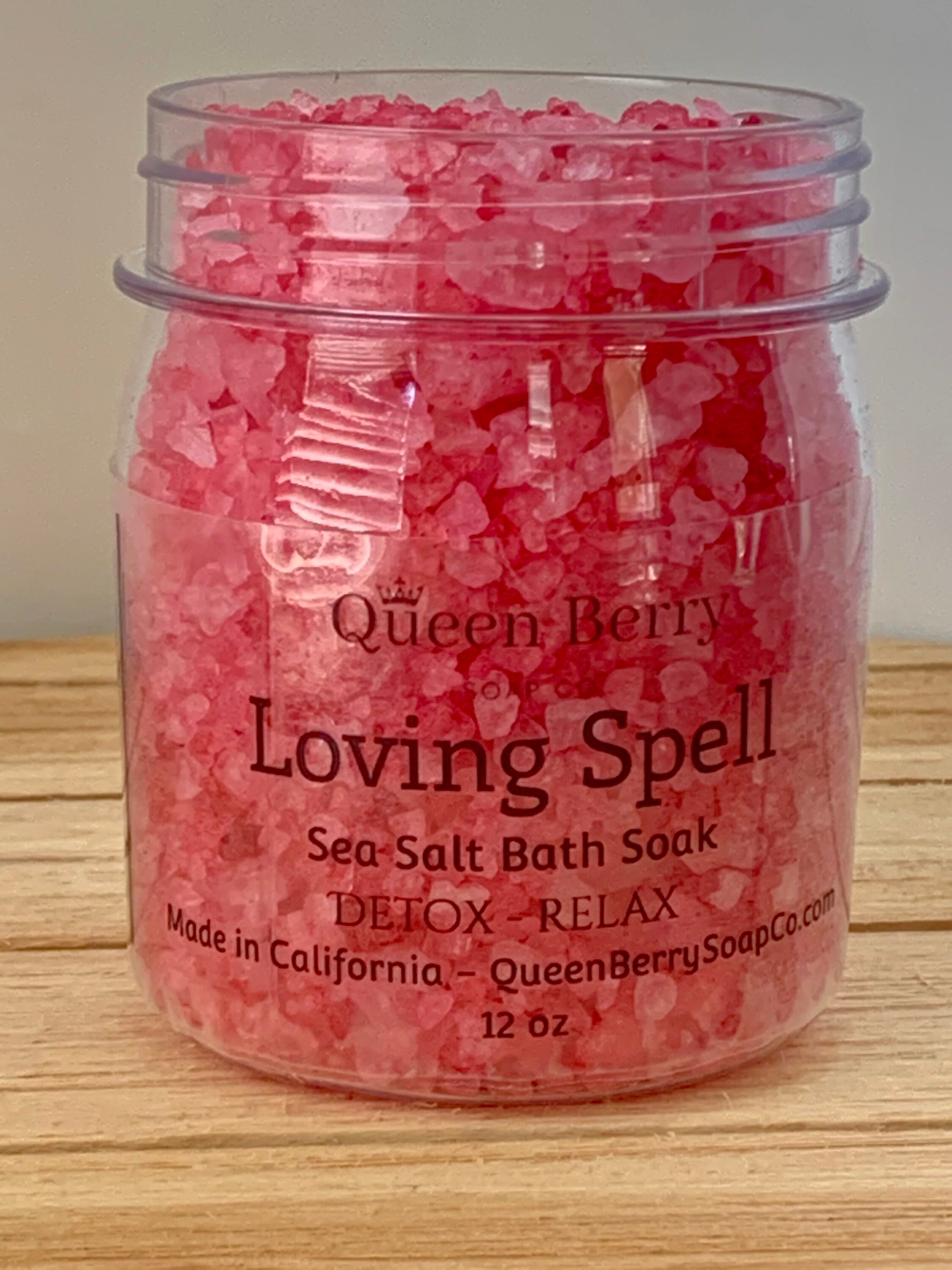 Sea Salt Bath Soak Loving Spell Relax Detox Enjoy your Etsy