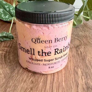 Smell the Rainbow - Whipped Sugar Scrub Soap -  Exfoliate and Cleanse - Paraben and Cruelty Free - Great for Self Care- Body Scrub