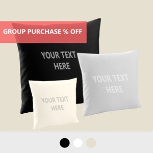 Design Your Own Personalised Cushion Covers, Custom Quote Cushion Cover, Personalised name Cushions, Personalised Baby Statistics Cushion