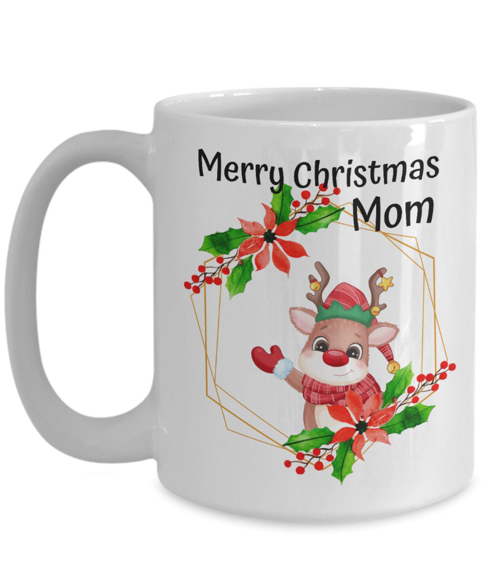 Merry Christmas Coffee Mug for Moms Mom Christmas Mug With Etsy UK