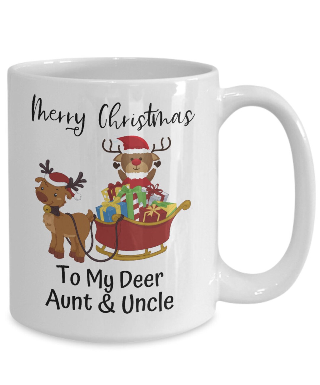 Aunt and Uncle Mug Christmas Gift for Aunt Uncle Merry Christmas Coffee ...
