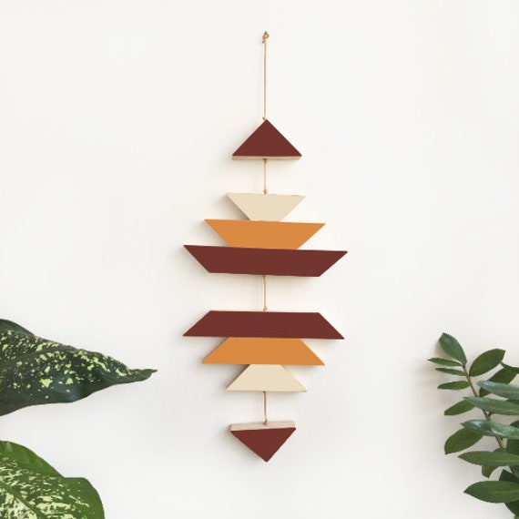 Wood Wall Decor, Wooden Wall Art, Wood Wall Hanging, Geometric Wood Wall Panel, Wall Hanging Art