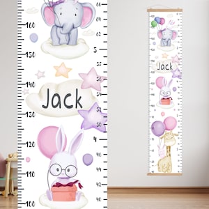 De groeigrafiek van de safari, De hoogtegrafiek van de luchtballonnen, De muurkunst van de kinderkamer, De Ruimte van jonge geitjes, De Ruimte van kinderen, De Ruimte van kinderen, De ruimtegift, De ruimtegift van de kinderen, Het eerste verjaardagsgift, Muur het hangen, babygift