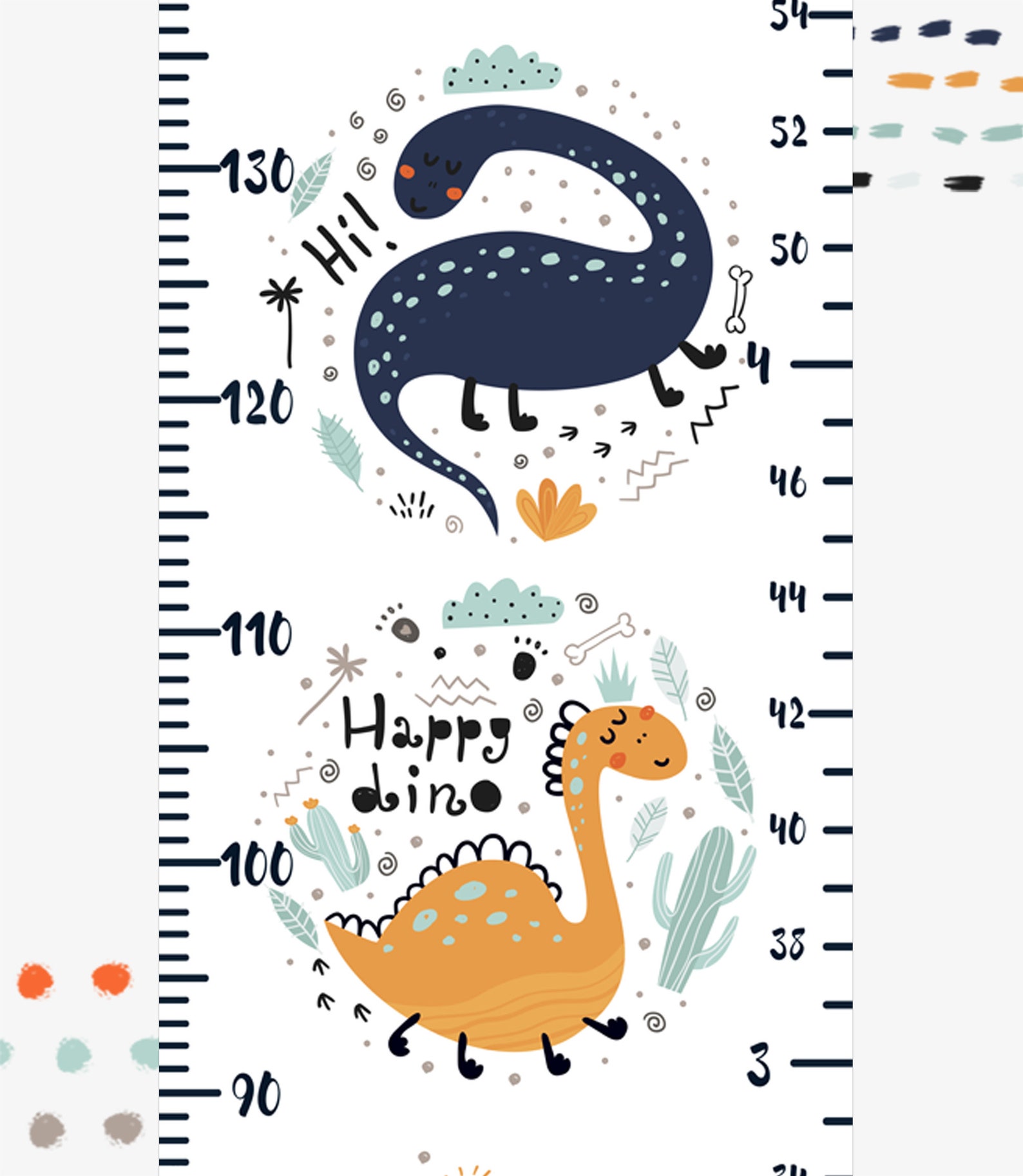 size chart of dinosaurs