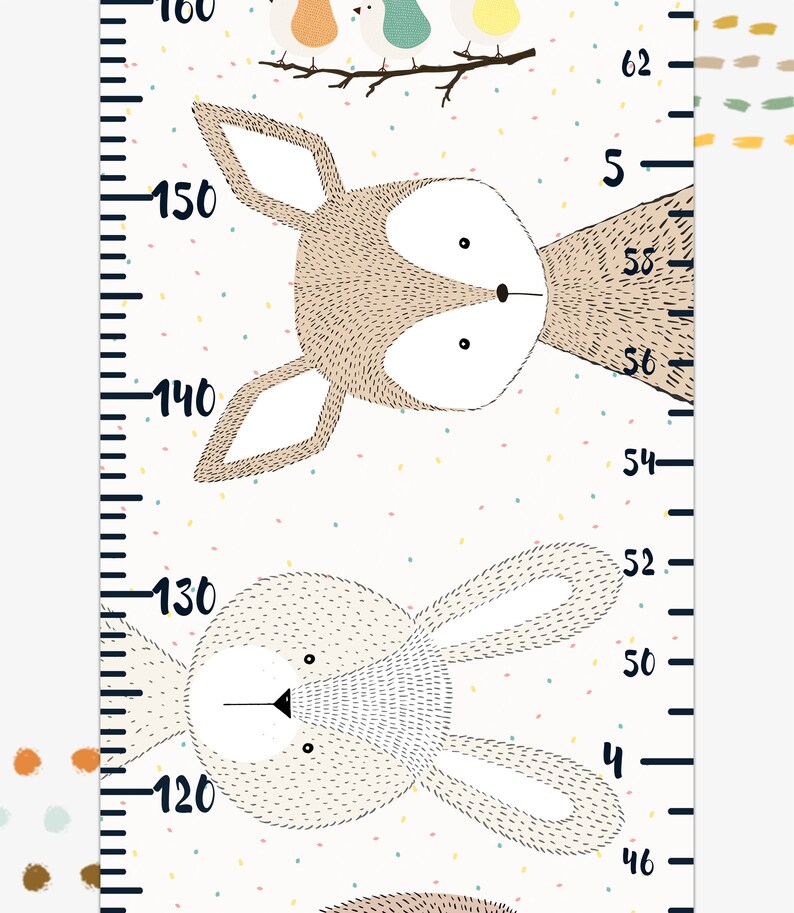 Tillväxtdiagram för skogsdjur i plantskolan, plywoodram bild 5