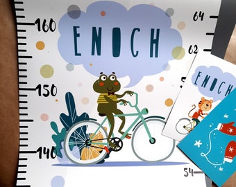 Personalized  Growth Chart: Animal Transport wall Decor Height chart ruler