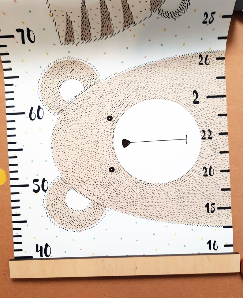 Tillväxtdiagram för skogsdjur i plantskolan, plywoodram bild 10