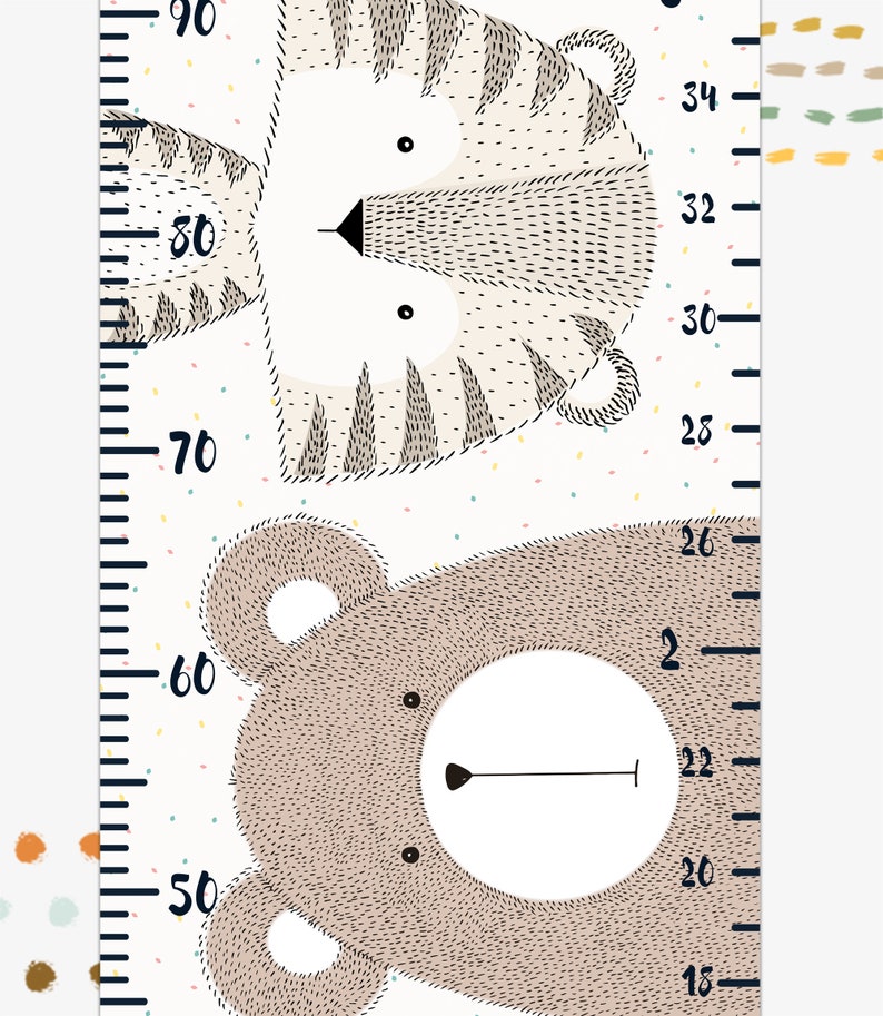 Tillväxtdiagram för skogsdjur i plantskolan, plywoodram bild 7