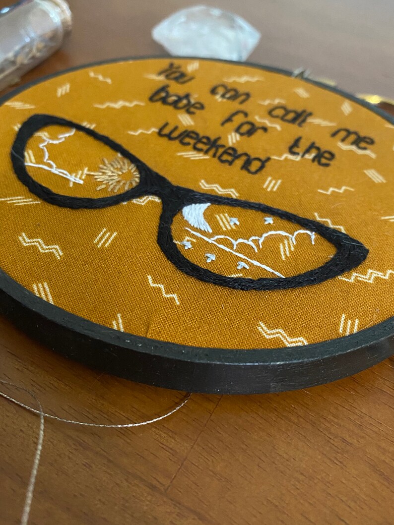Embroidery Hoop Babe For The Weekend Evermore Tis The Damn Season Fiber Arts Embroidery Startfi Io