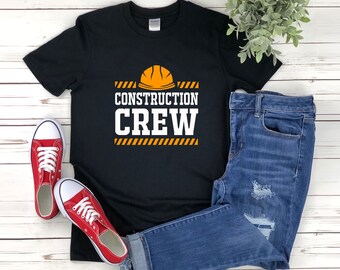 Construction Crew Birthday Shirt, Construction Birthday Shirt, Construction Crew Shirt, Birthday Crew Shirts