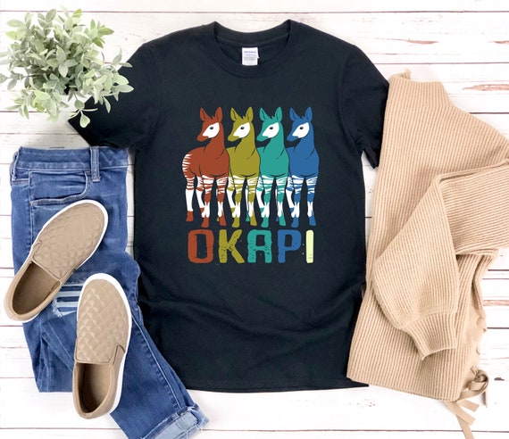 Okapi Shirt, Forest Animal Shirt, Endangered Animals Shirt, Okapi Squad, Colorful Okapi, Africa Animal Shirt, Colorful Animals