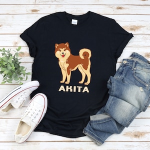Akita Shirt, Akita Inu T Shirt, Cute Dog Shirt, Akita Dog Shirt, Akita Gift, Gifts For Dog Lovers, Dog Breed Shirts, Japanese Akita