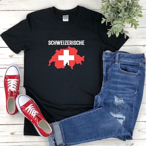 Chemise Suisse, Suisse, Chemise drapeau Suisse, Chemise Carte Suisse, T-shirt Suisse, T-shirt Suisse