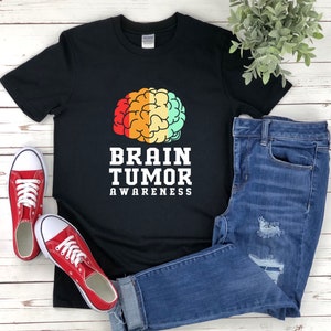 Brain Tumor Awareness, Brain Tumor Shirt, Brain Tumor Warrior Shirt, Brain Cancer Shirt, Brain Cancer Shirt, Brain Tumor Gift